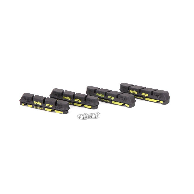SwissStop FlashPro Black Prince Brake Pad 4-Pack Black